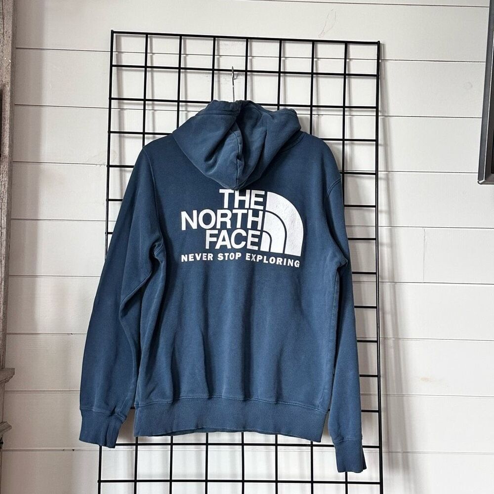 THE NORTH FACE 80/20 Throwback Hoodie NSE Mens S Shady Blue‎ Outdoors Preppy